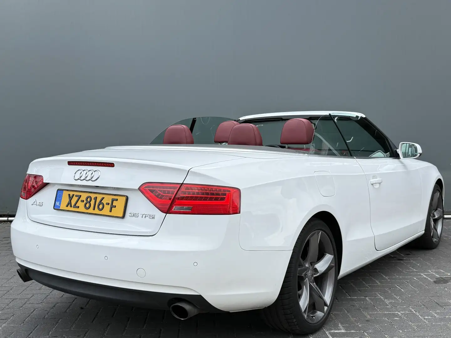 Audi A5 Cabriolet BWJ 2015 1.8 TFSI 170 PK AUTOMAAT / LEDE Wit - 2