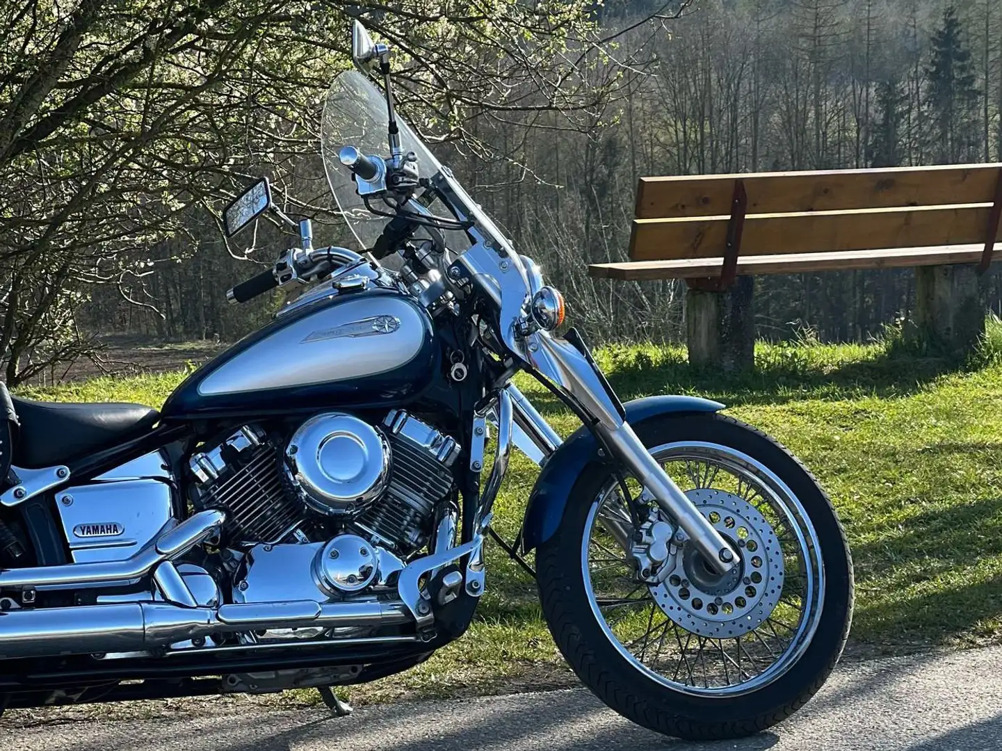 Yamaha XVS 650 Albastru - 1