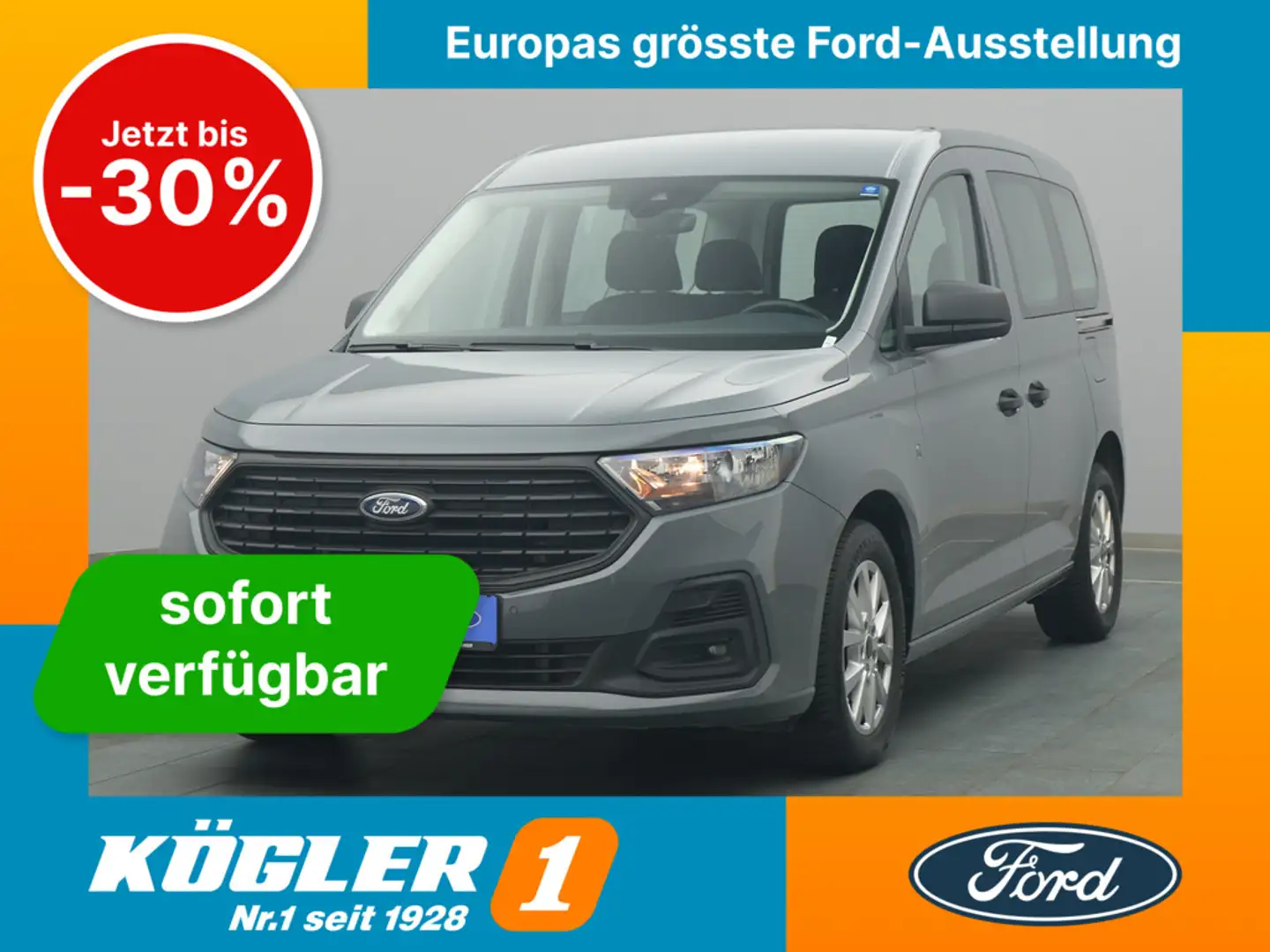 Ford Tourneo Connect Trend 115PS/Fahrer-Assist.-P. Grau - 1