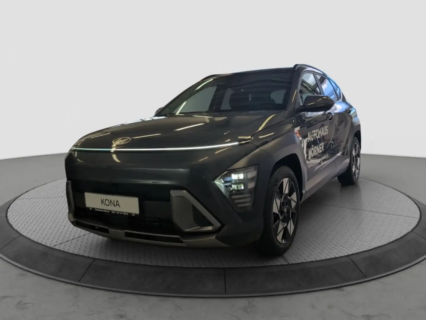 Hyundai KONA 1.6 T-GDi PRIME GLASSCHIEBEDACH 360 KAMERA EL. HEC Gris - 2
