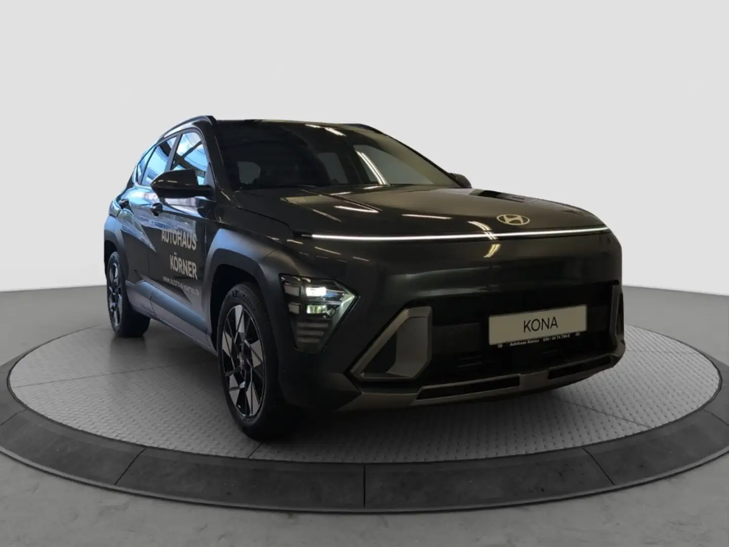 Hyundai KONA 1.6 T-GDi PRIME GLASSCHIEBEDACH 360 KAMERA EL. HEC Gris - 1