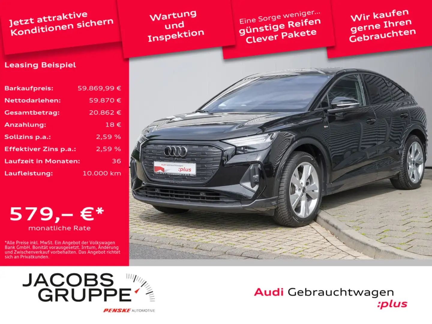 Audi Q4 e-tron Schwarz - 1