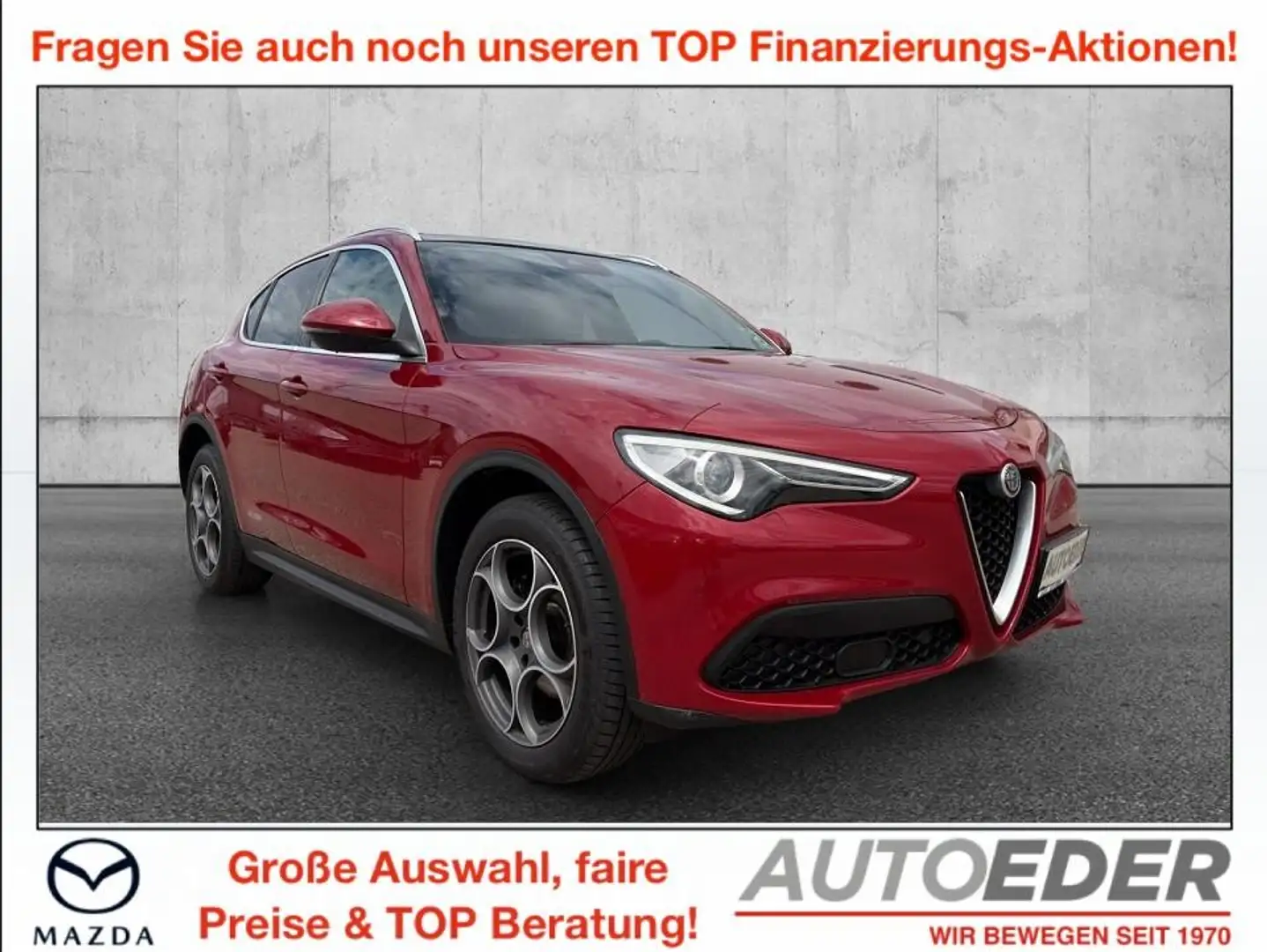 Alfa Romeo Stelvio Super 2,2 ATX AWD Rot - 1