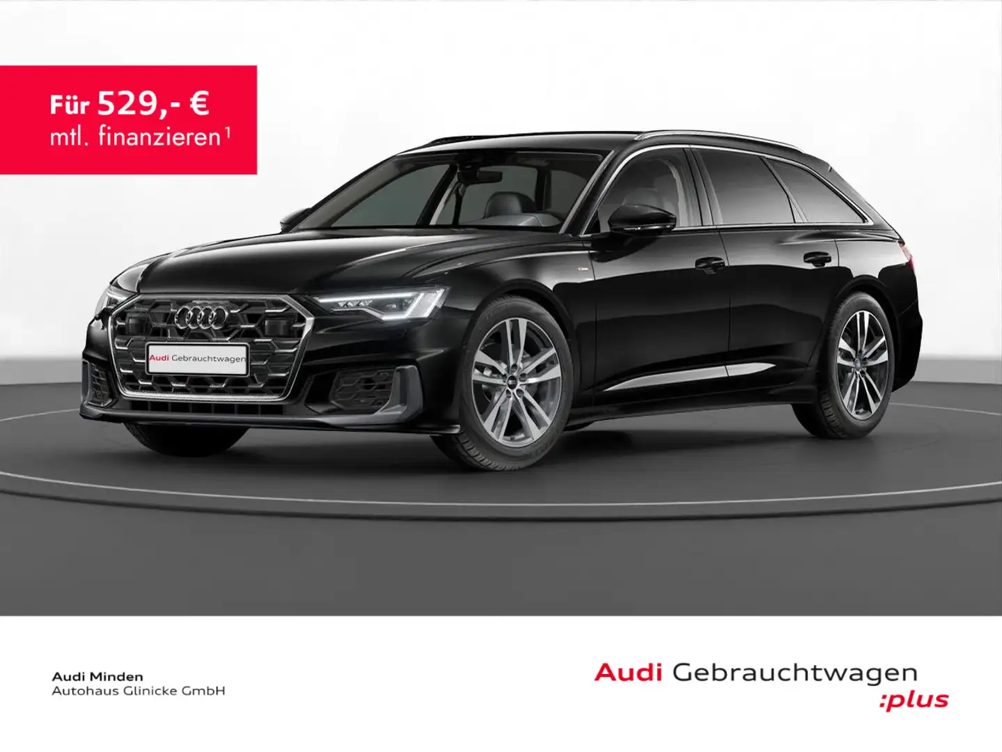 Audi A6 40 TDI S line AHK Matrix LM 19" Navi 36 Schwarz - 1