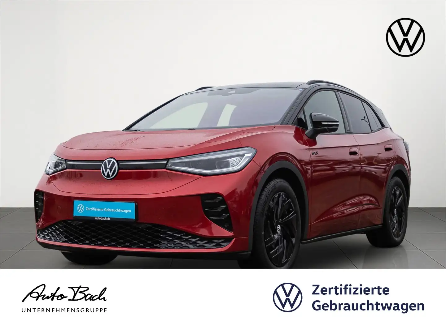 Volkswagen ID.4 GTX Navi LED Standhzg Panorama HuD ACC AHK Rot - 1