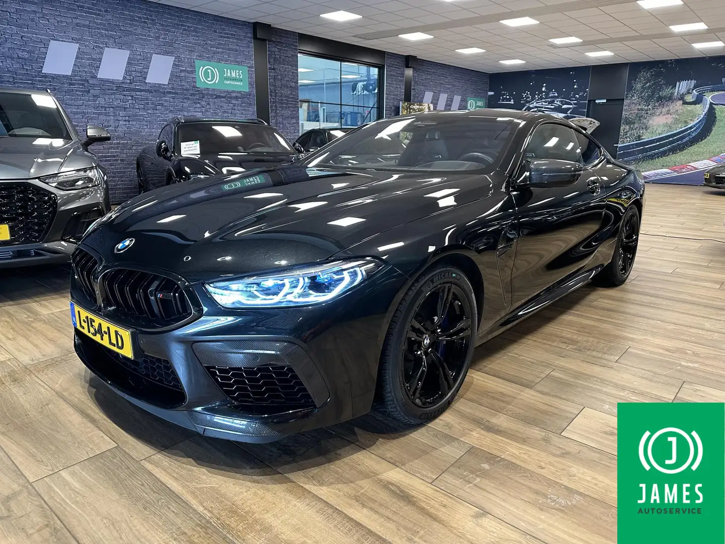 BMW M8 8-serie Competition |Headup|Bowers & Wilkins|360° Чорний - 1