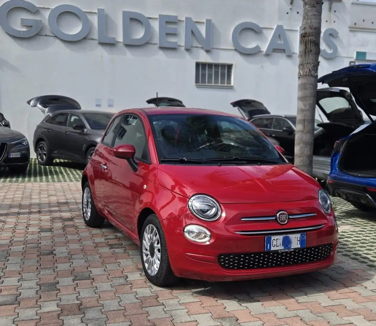 Fiat 500 1.0 hybrid Lounge 70cv Uff Italy Lega USB App Rosso - 1
