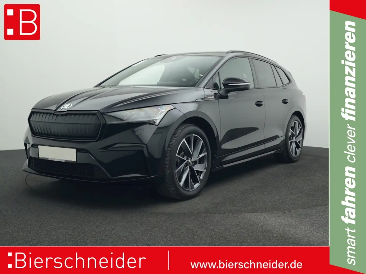 Skoda Enyaq 80 Sportline 82 kWh AHK PANO KAMERA ALU 20 Schwarz - 1