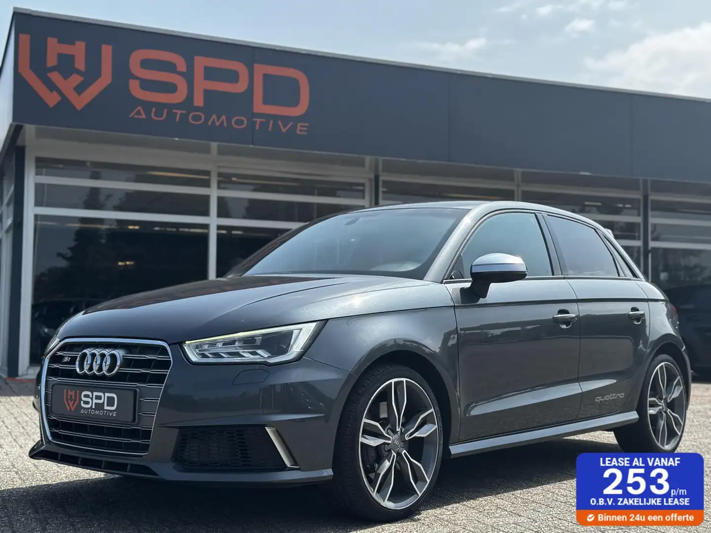 Audi S1 2.0 TFSI S1 Quattro Pro Line Plus|232PK|Handbak|18 Gris - 1
