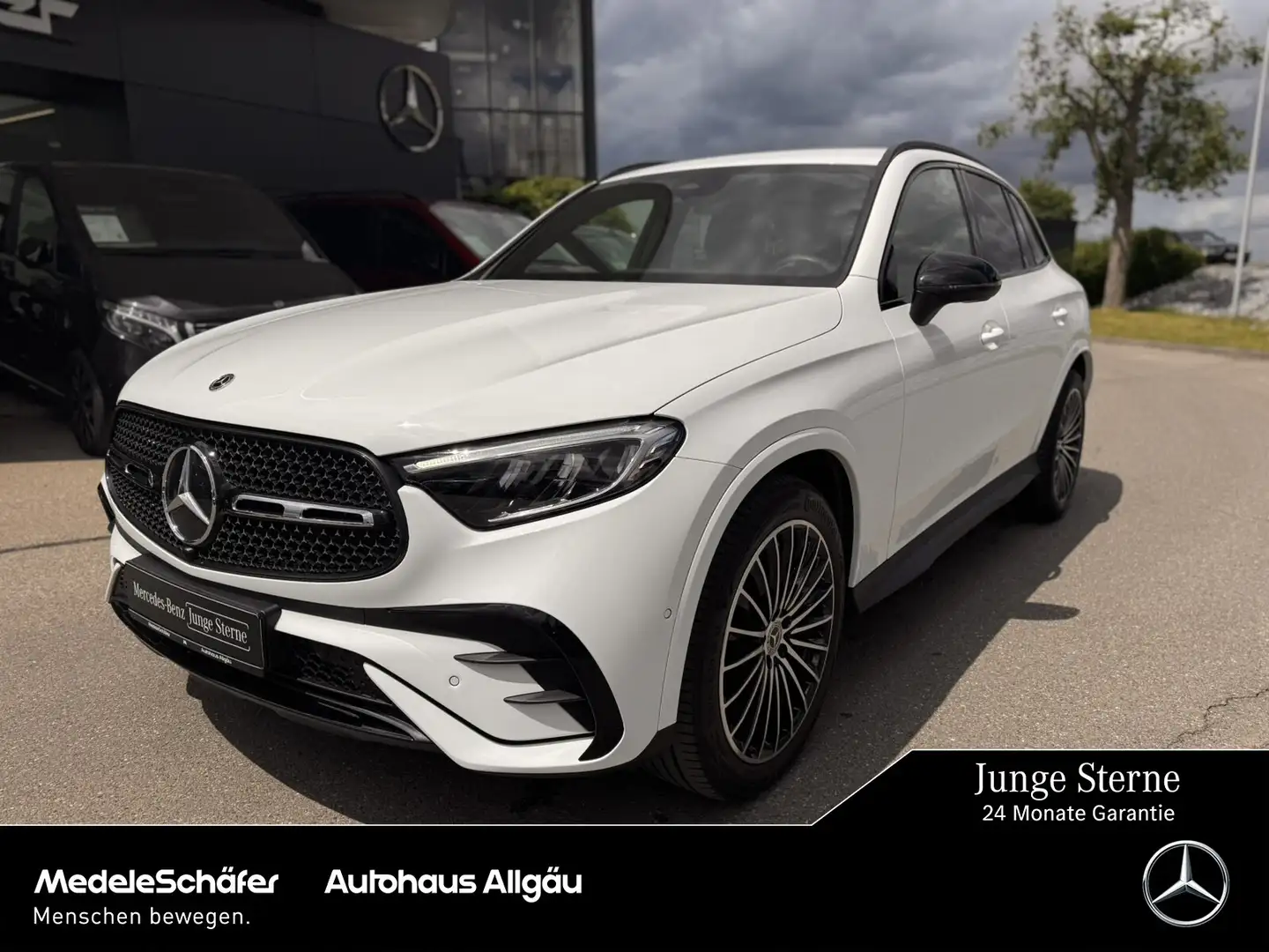 Mercedes-Benz GLC 220 GLC 220 d 4M AMG Night AHK LED Kam Ambie Distr Tel Bianco - 1