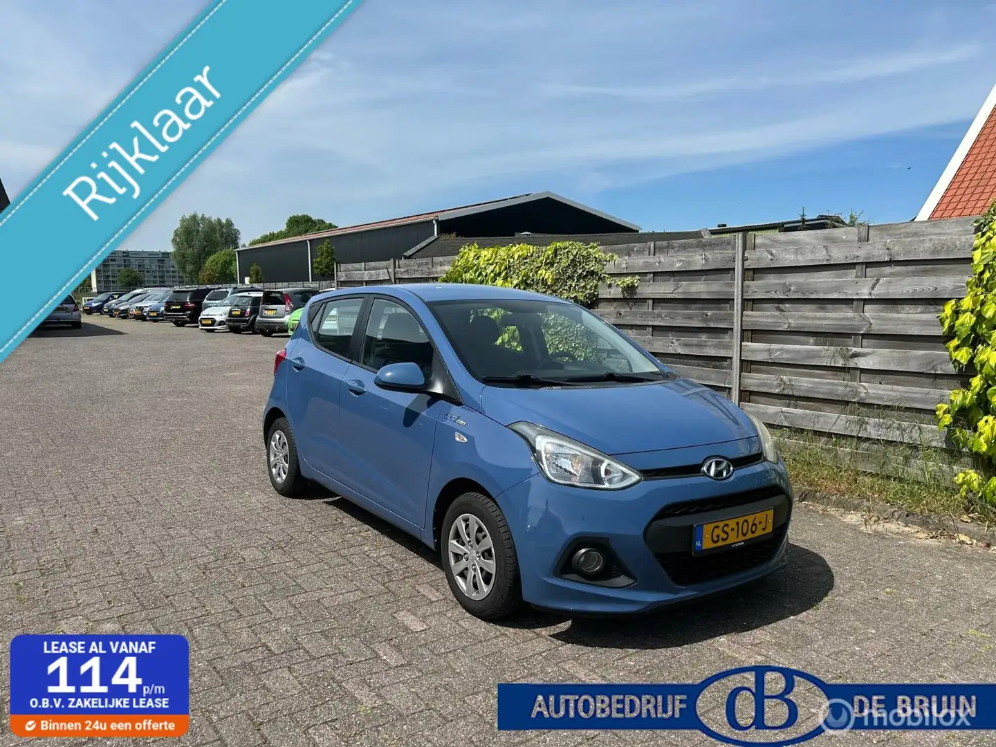 Hyundai i10 1.0i i-Motion Comfort Bleu - 1