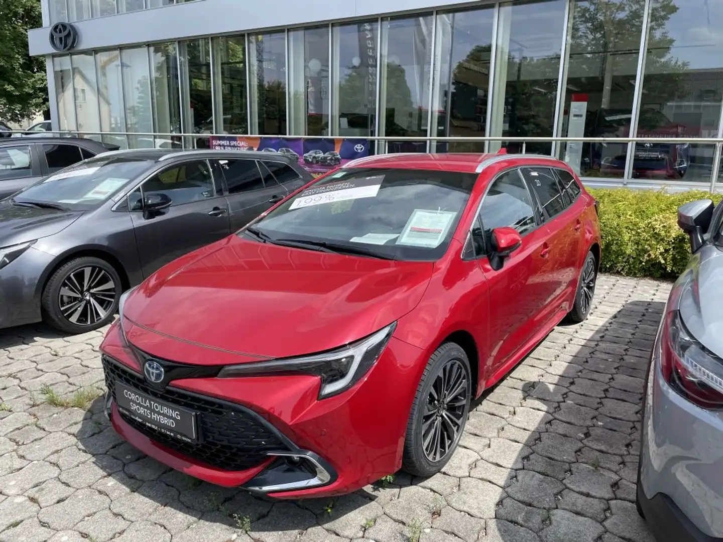 Toyota Corolla 2.0 Hybrid Touring Sports Teamplayer *Technik-P.* Rot - 1