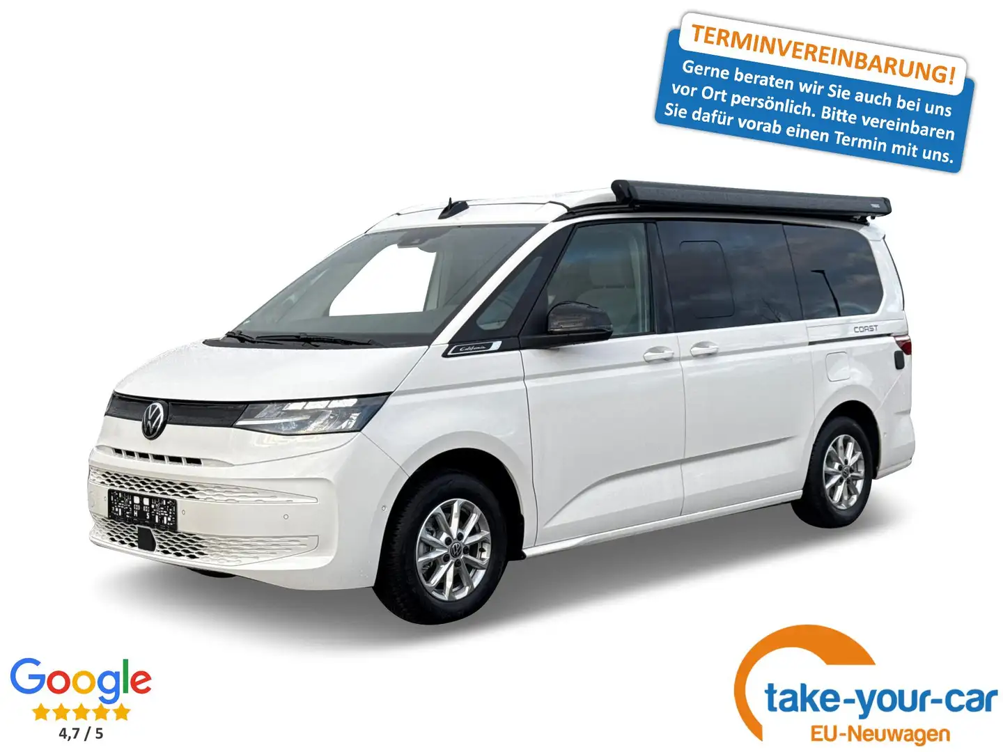 Volkswagen T7 California Coast AUFSTELLDACH+LED+KLIMA+PDC 2.0 TSI 150 kW... - 1