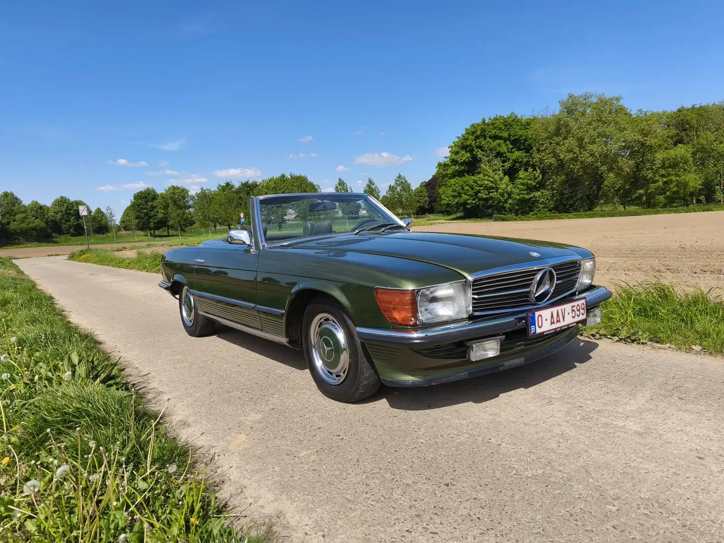 Oldtimer Mercedes Benz sl280 Zelená - 2