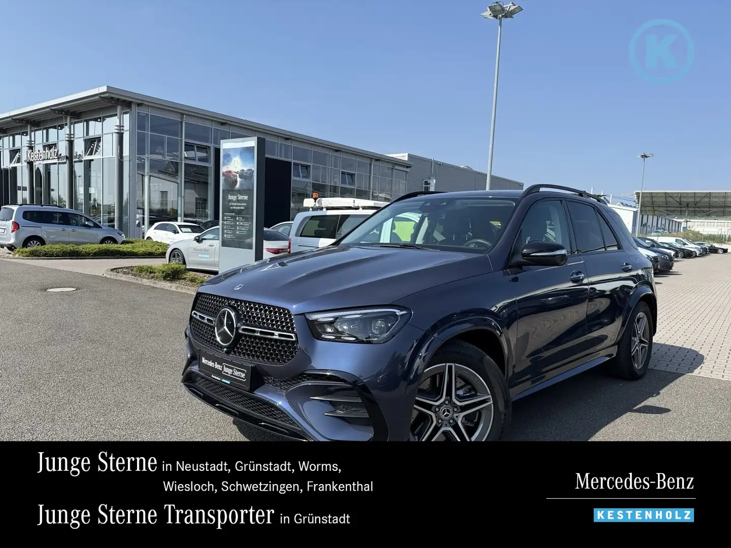 Mercedes-Benz GLE 350 GLE 350 de 4M AMG+DISTRO+360+AHK+BURM+NIGHT+MEMO Blauw - 1