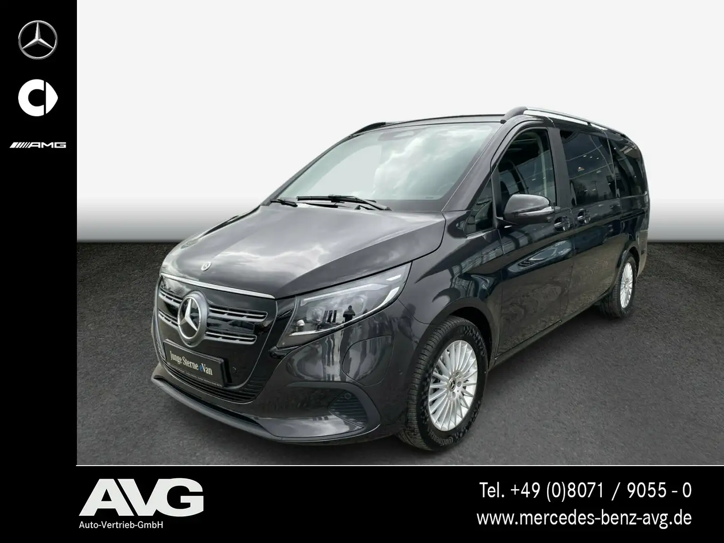 Mercedes-Benz EQV 300 EQV 300 Lang LED DISTRONIC MBUX PANO 360° Gris - 1