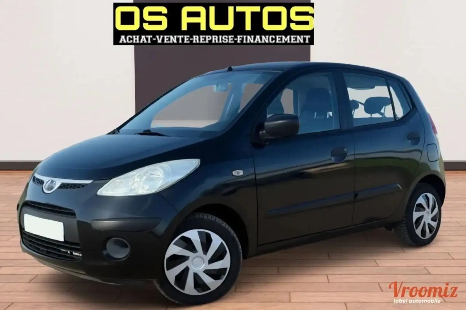 Hyundai i10 1.1i 65ch (4 cv) - BVM5 - 5 Portes - Noir - Pack - 2009 Schwarz - 1