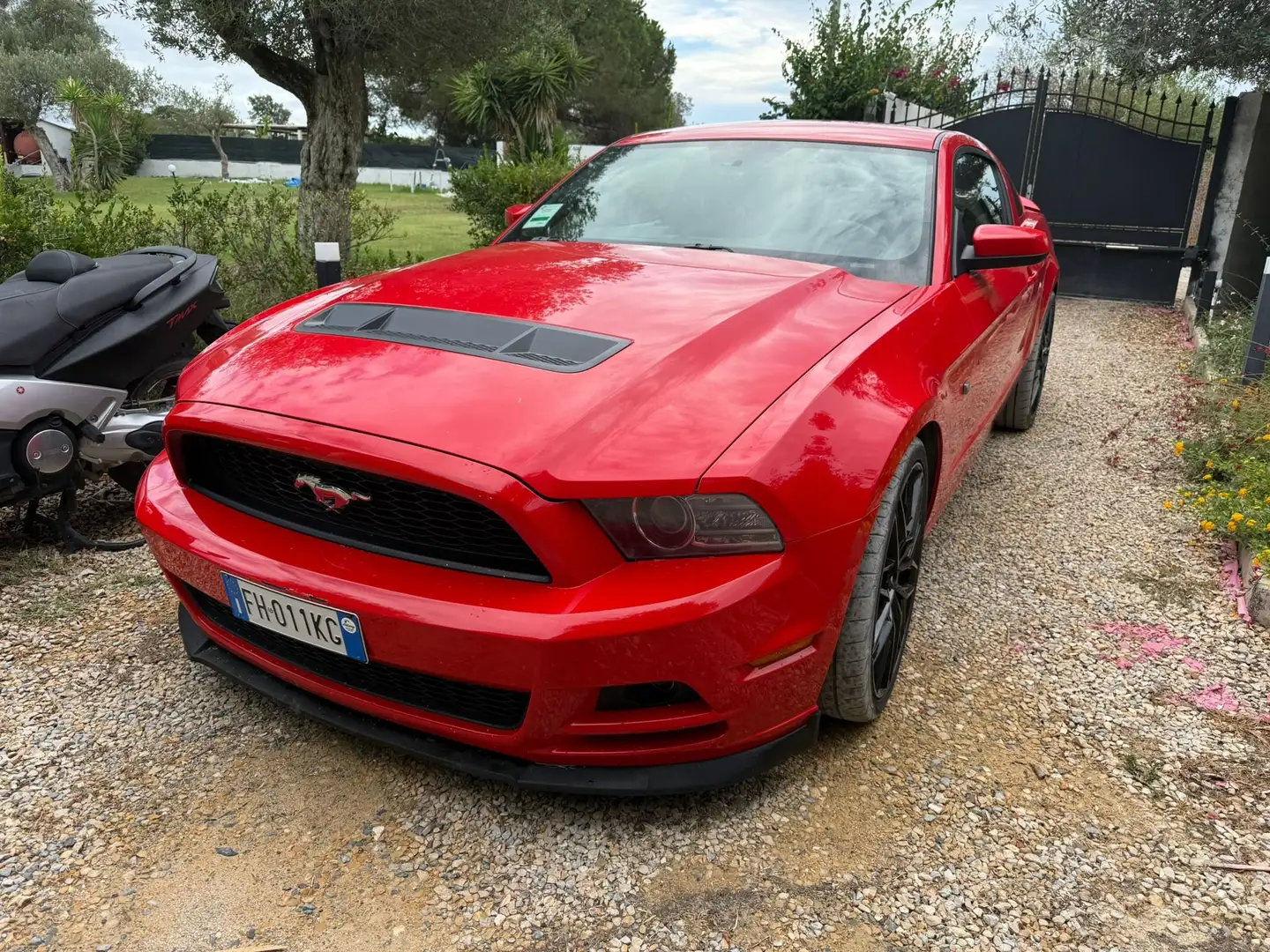 Ford Mustang Mustang 3.7 v6 Ti-VCT (305cv) Rosso - 1
