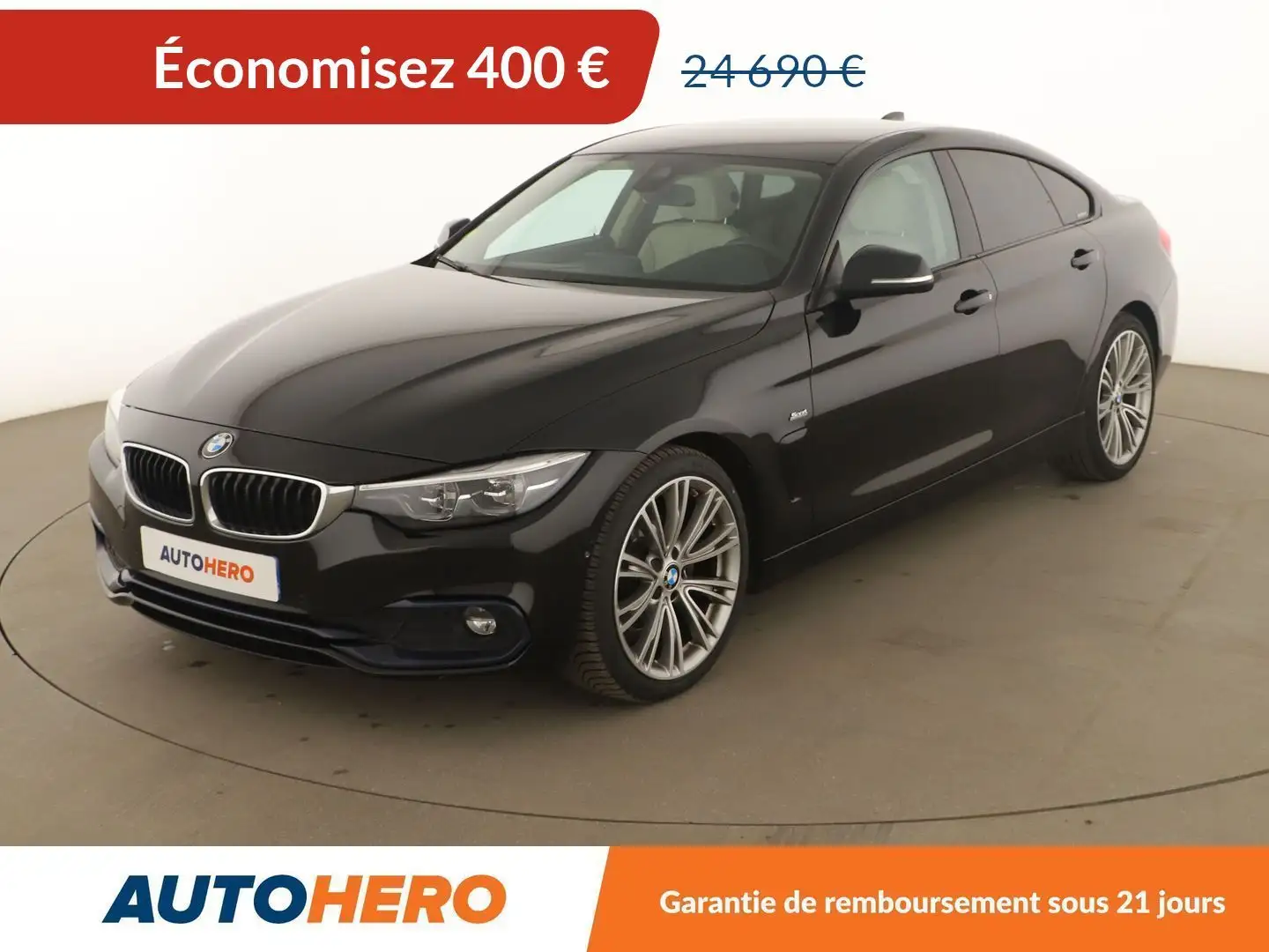 BMW 420 Gran Coupé 420d Sport BVA8 Noir - 1
