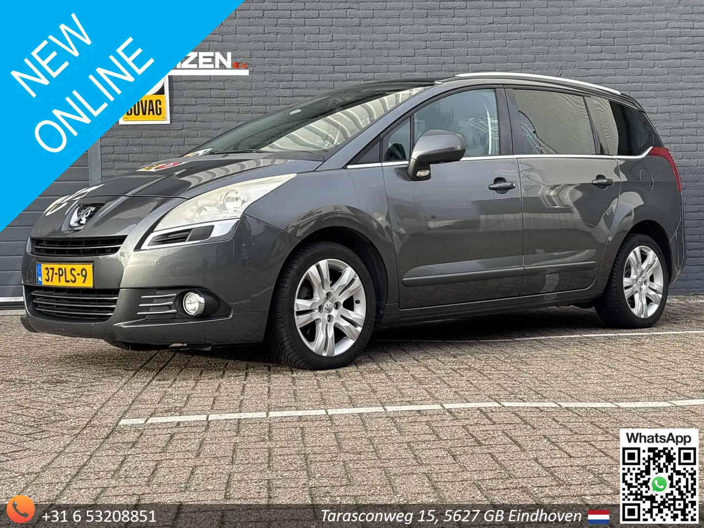 Peugeot 5008 1.6 THP Blue Lease Executive 7p. | Climate | cruis Grijs - 1
