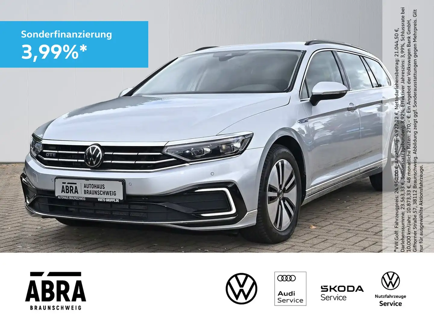 Volkswagen Passat Variant GTE 1.4eTSI DSG LED+NAV+CAM+ACC Argent - 1