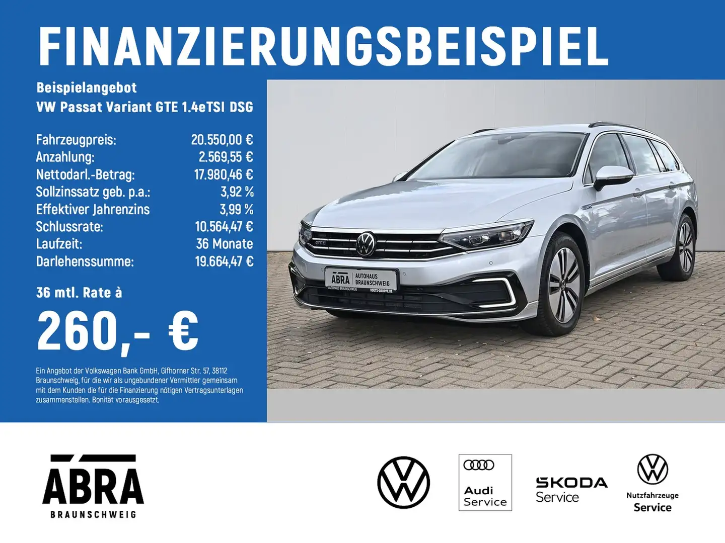 Volkswagen Passat Variant GTE 1.4eTSI DSG LED+NAV+CAM+ACC Silber - 2