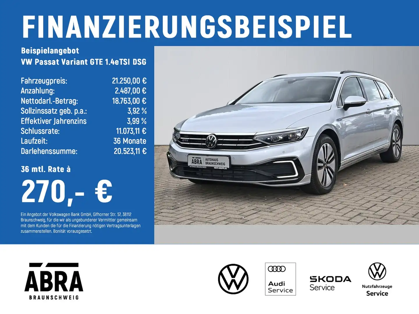 Volkswagen Passat Variant GTE 1.4eTSI DSG LED+NAV+CAM+ACC Argent - 2