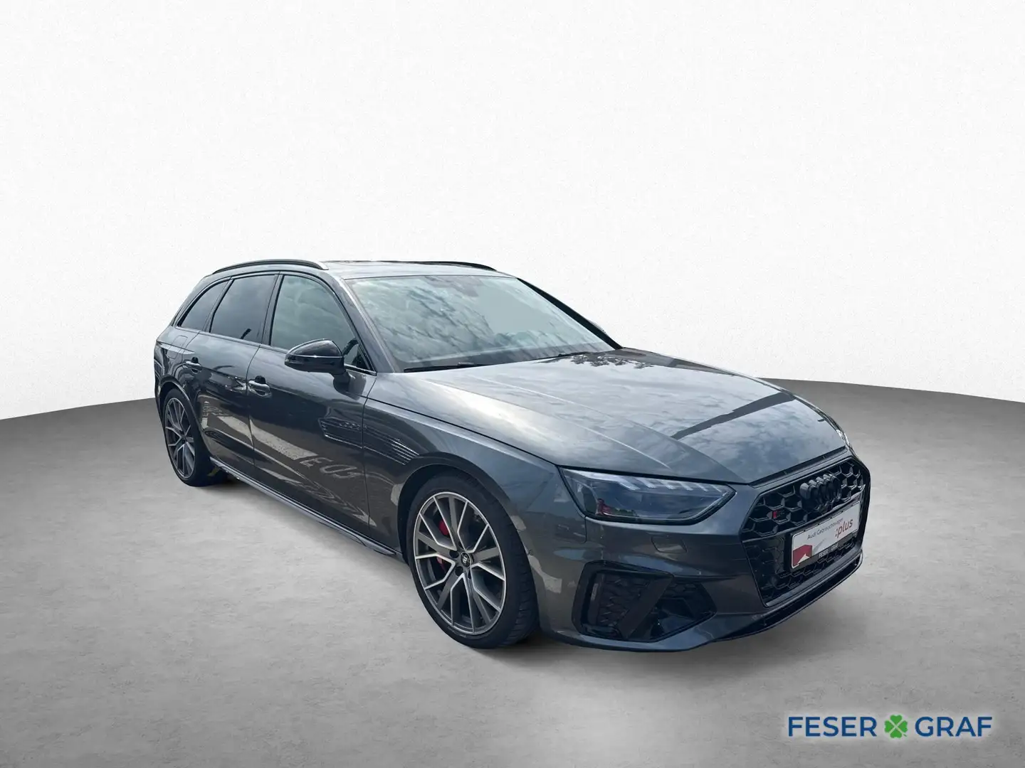 Audi S4 Avant TDI quattro Pano-AHK-S Sitze-ACC-B&O Gris - 2