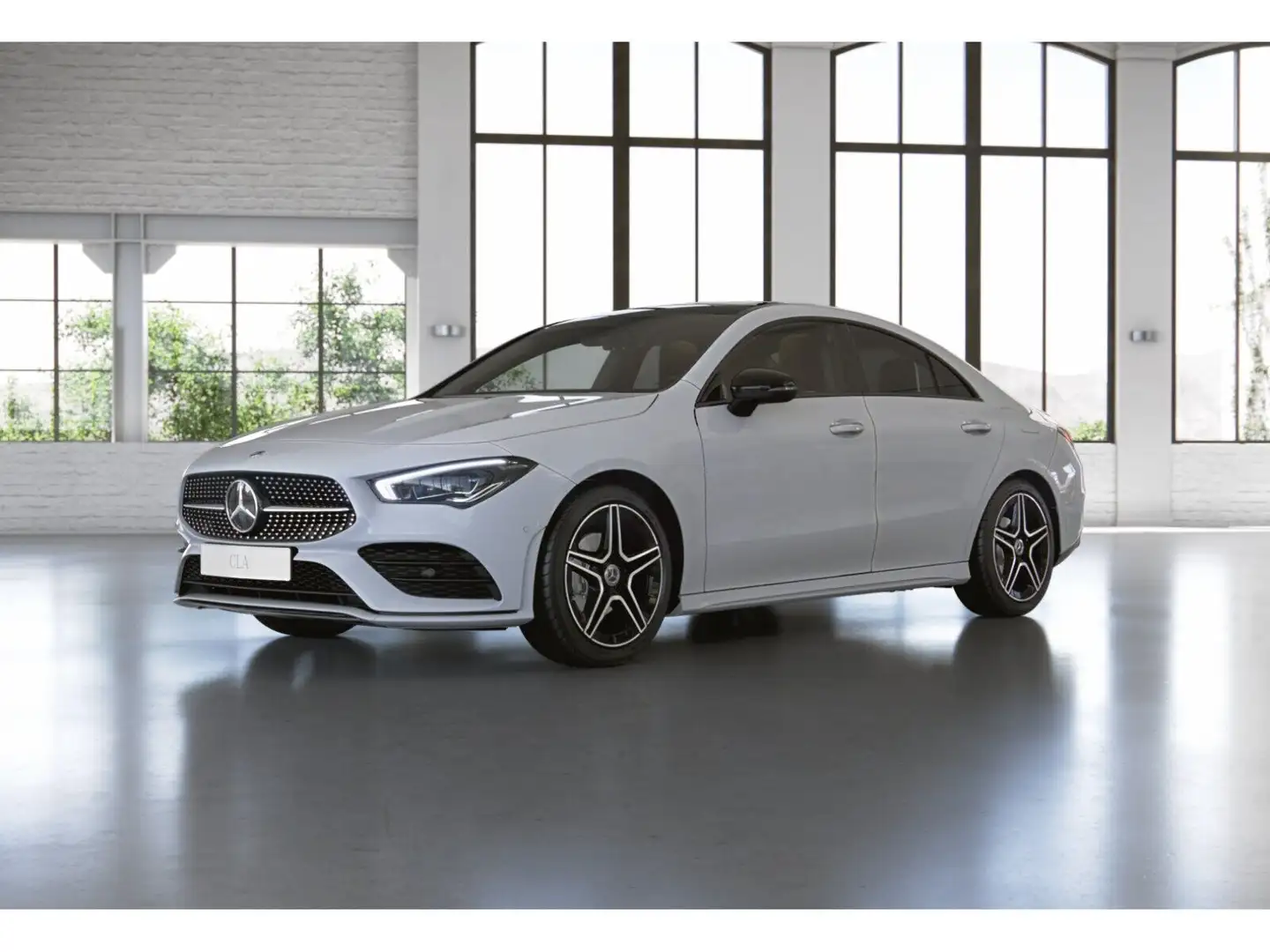 Mercedes-Benz CLA 180 d Coupé Pano LED Cam Navi Distr AUT PTS Blanc - 1