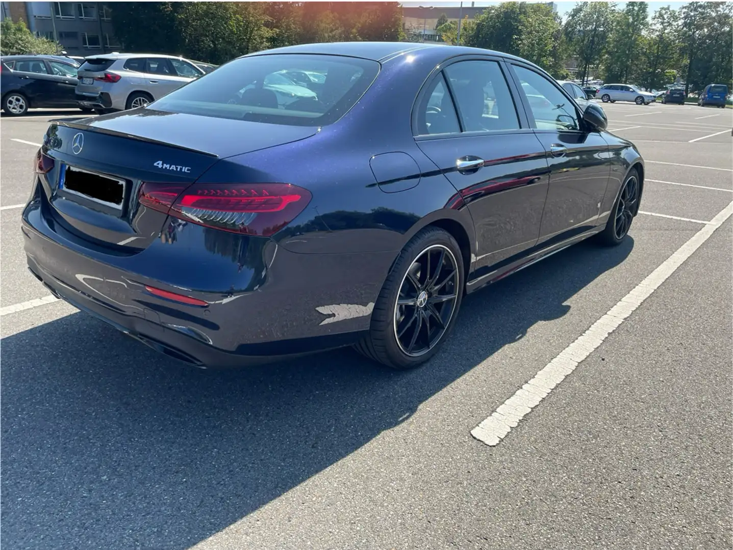 Mercedes-Benz E 400 d 4M, AMG, Night, Pano, Burm.Massag, 2j.-Gar. Voll Blau - 2