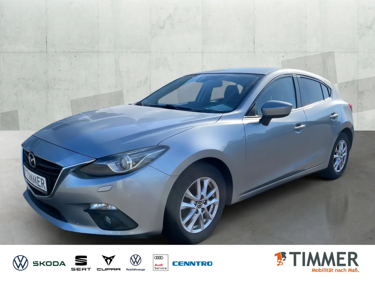 Mazda 3 2.0 SKYACTIV-G 165 Center-Line *6 Gang*NAVI*AHK*S Argent - 1
