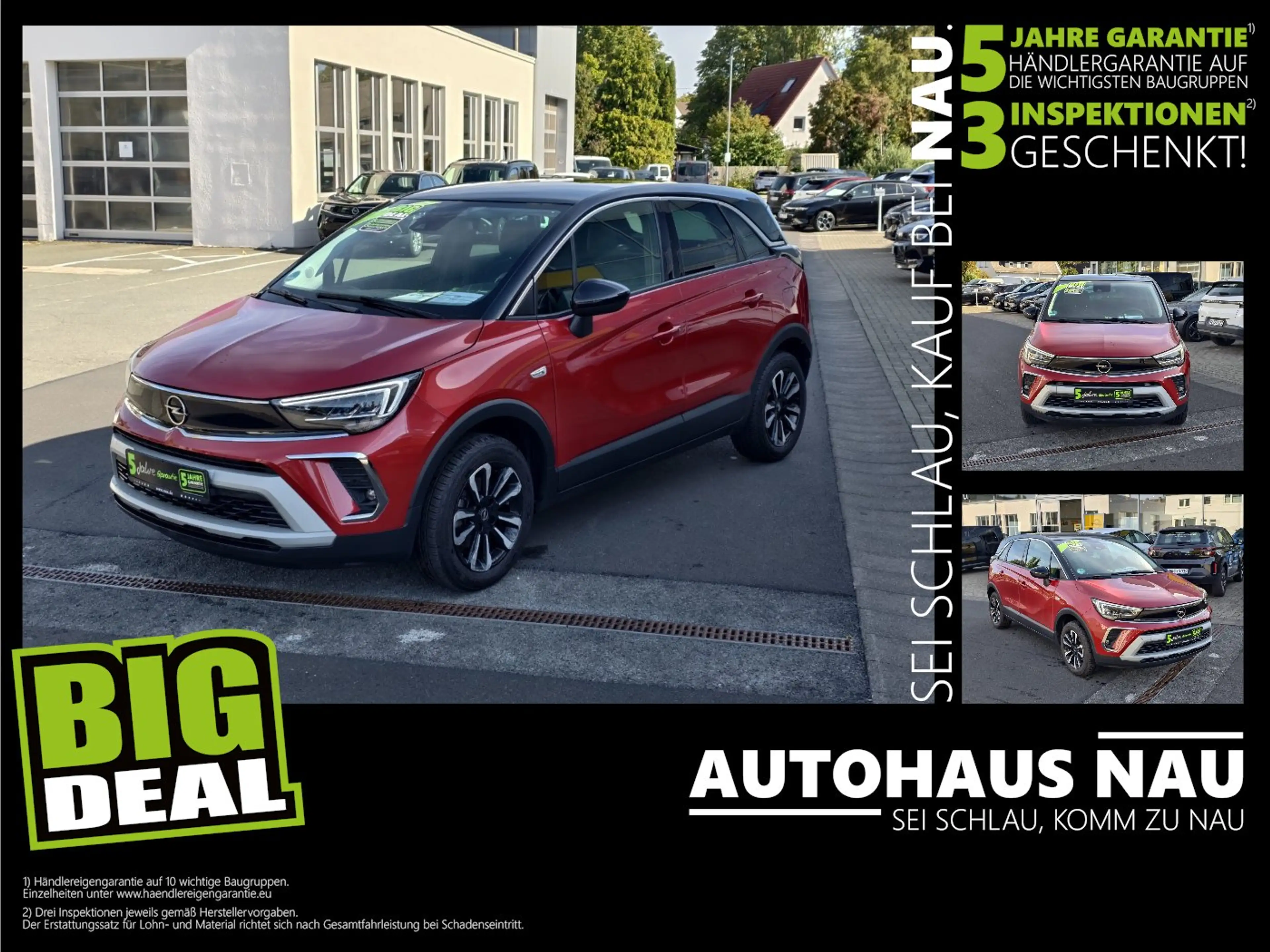 Opel Crossland 1.2 Turbo Elegance Paket LED+Navi+Kam.