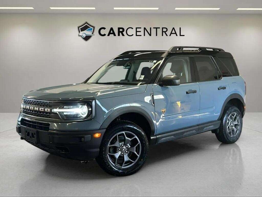 Blue 2021 Ford Bronco Sport SUV / Crossover All-Wheel Drive Automatic