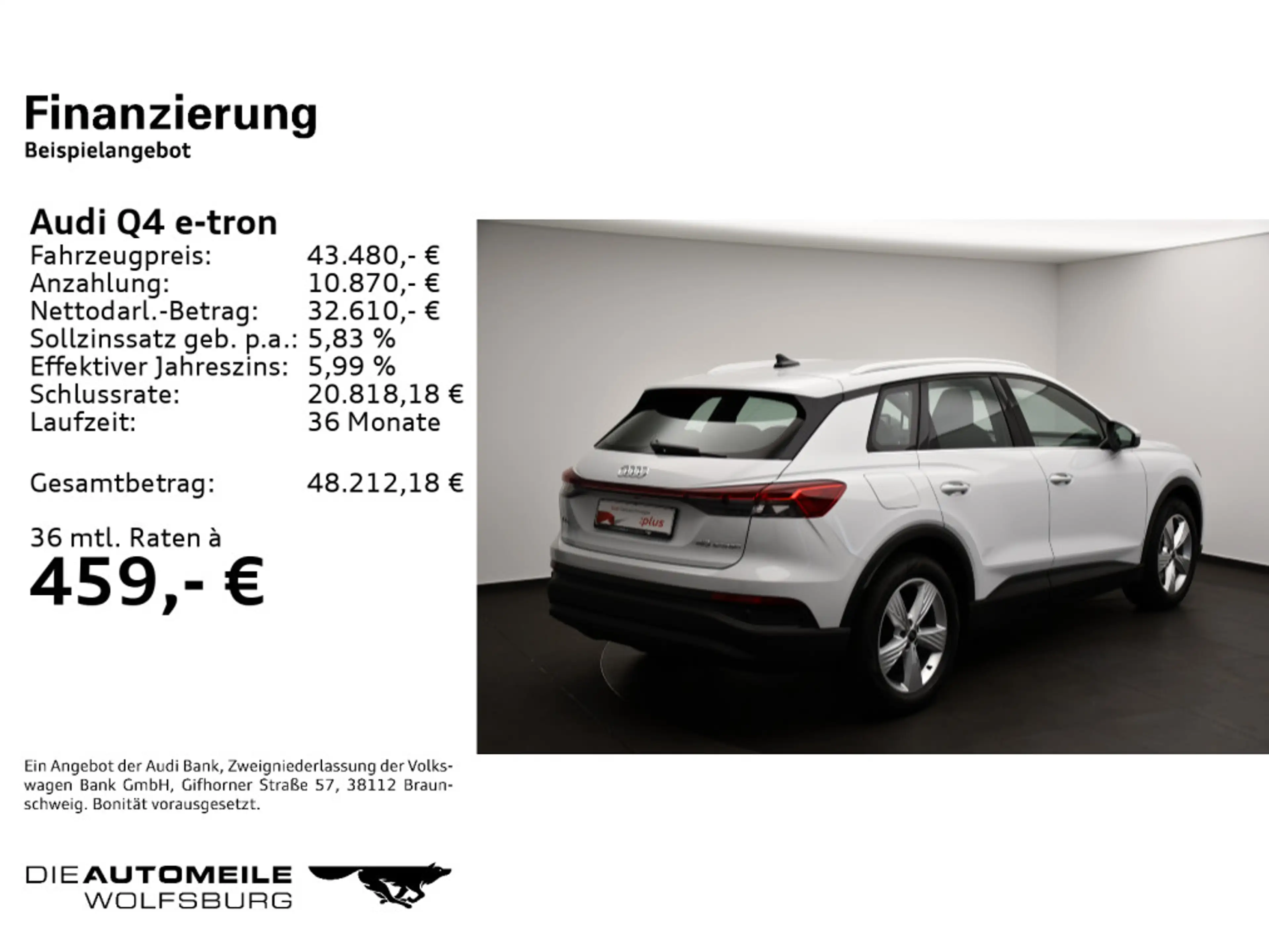 Audi Q4 e-tron Q4 40 e-tron Rückkam/AHK — photo 2