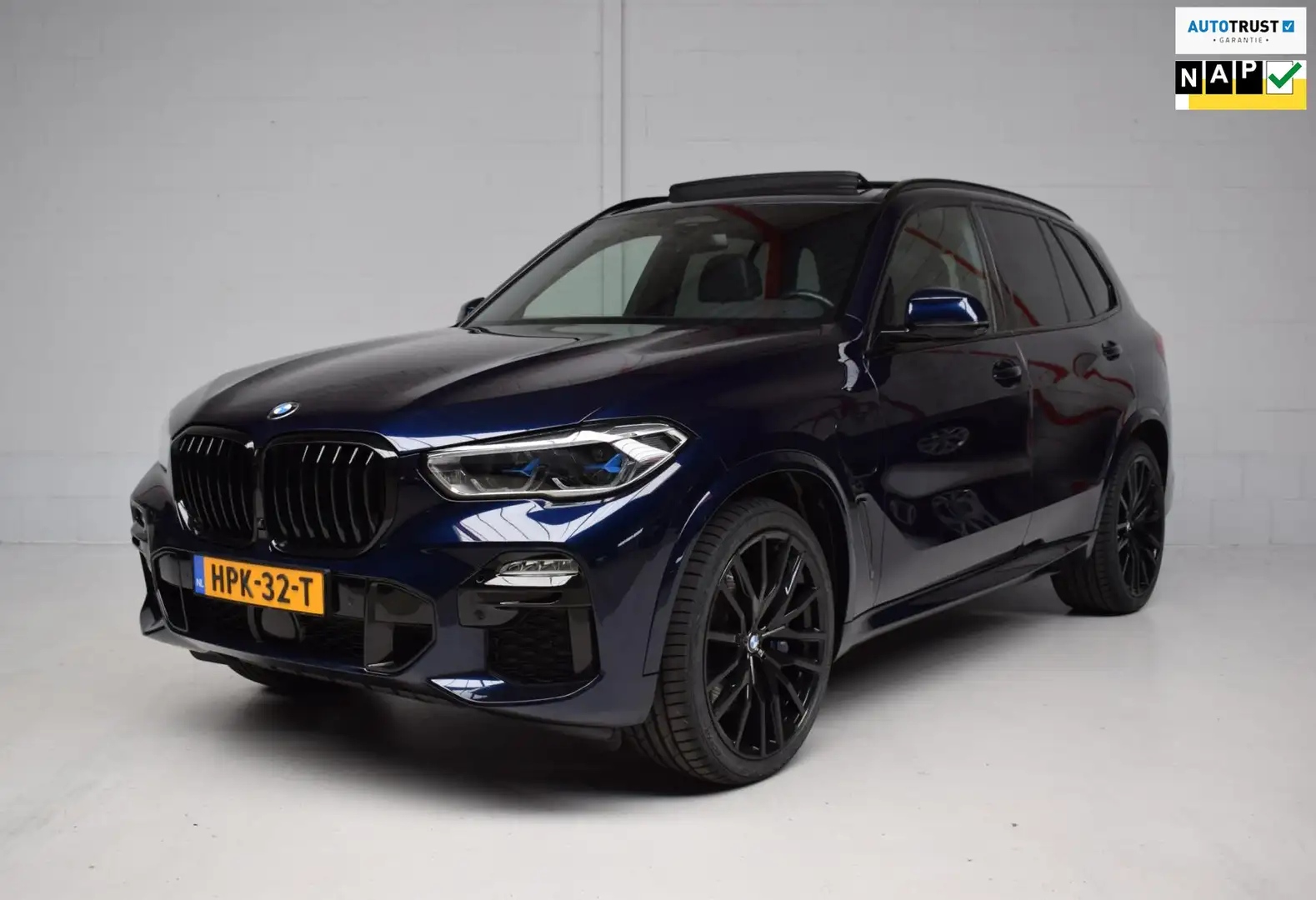 BMW X5 XDrive45e M-SPORT PANORAMADAK / HARMAN-KARDON / 36 Blauw - 1