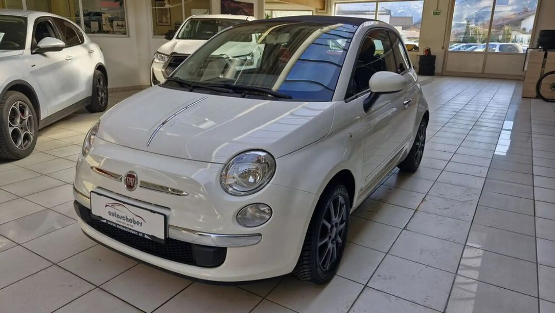 Fiat 500C Lounge Weiß - 1