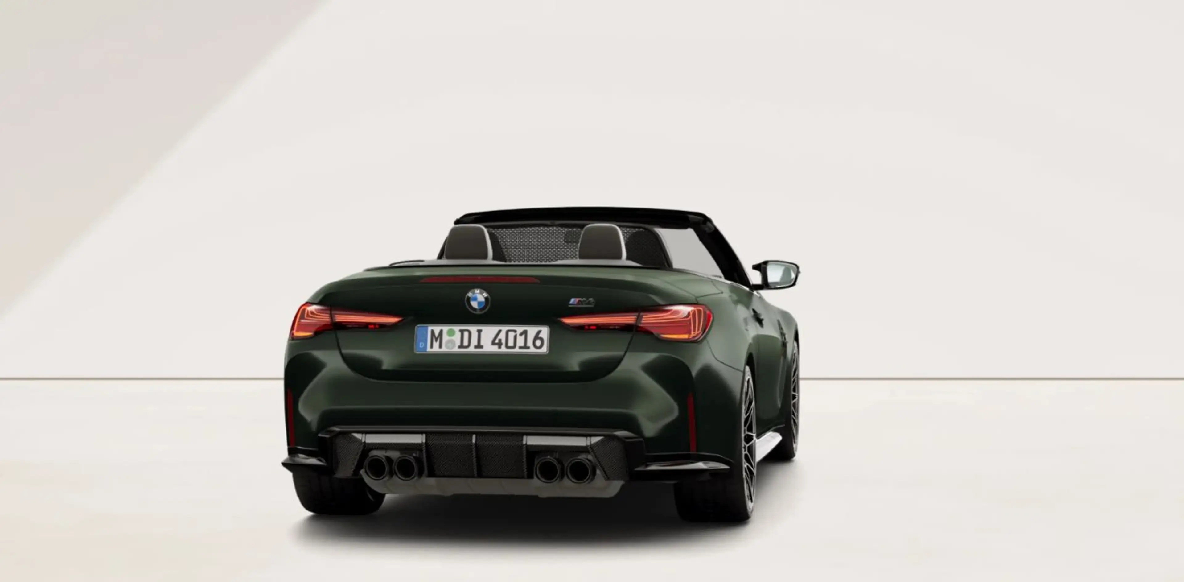 BMW M4 CABRIO. FROZEN DEEP GREEN. VOLL. SILVERSTONE++ — photo 5