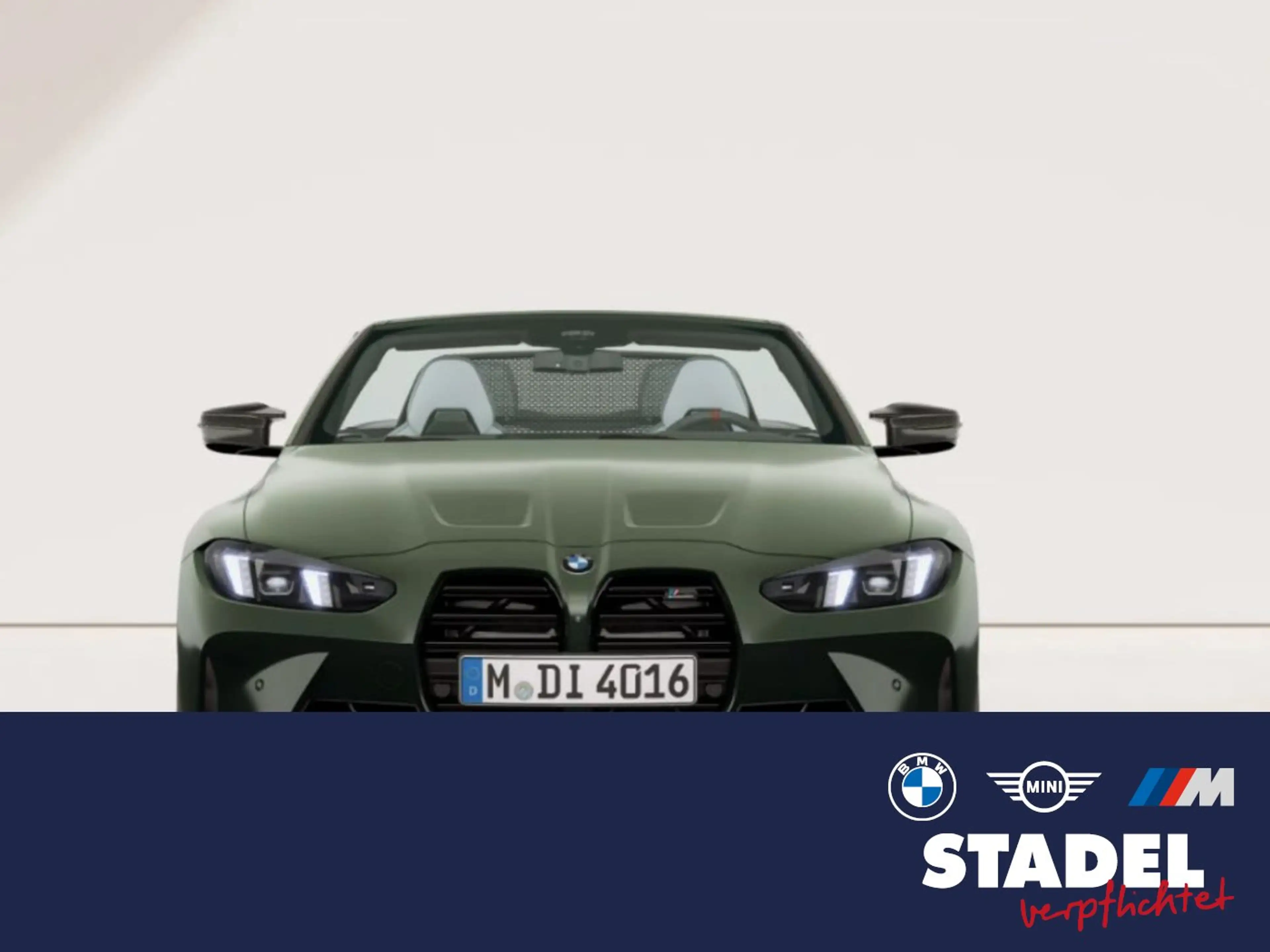 BMW M4 CABRIO. FROZEN DEEP GREEN. VOLL. SILVERSTONE++