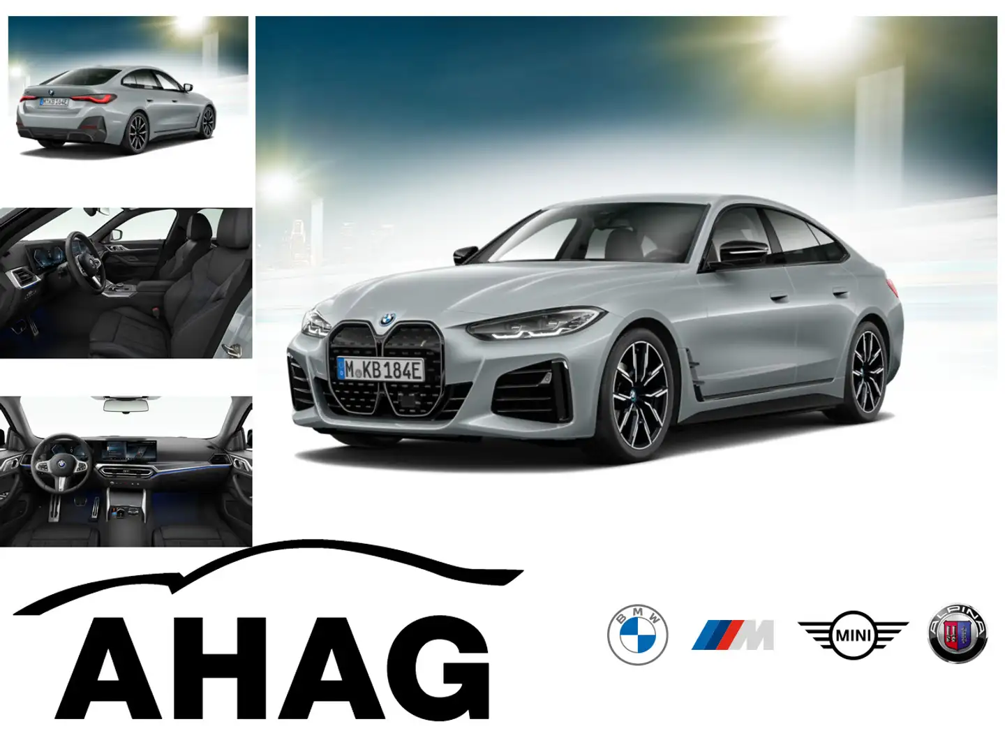 BMW i4 eDrive35 M Sportpaket Klimaaut. Komfortzugang Grau - 1