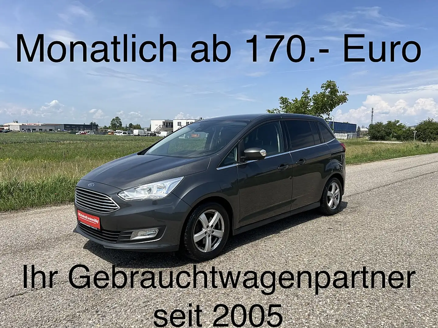 Ford Grand C-Max Grand C-MAX Titanium 2,0 TDCi Gris - 1