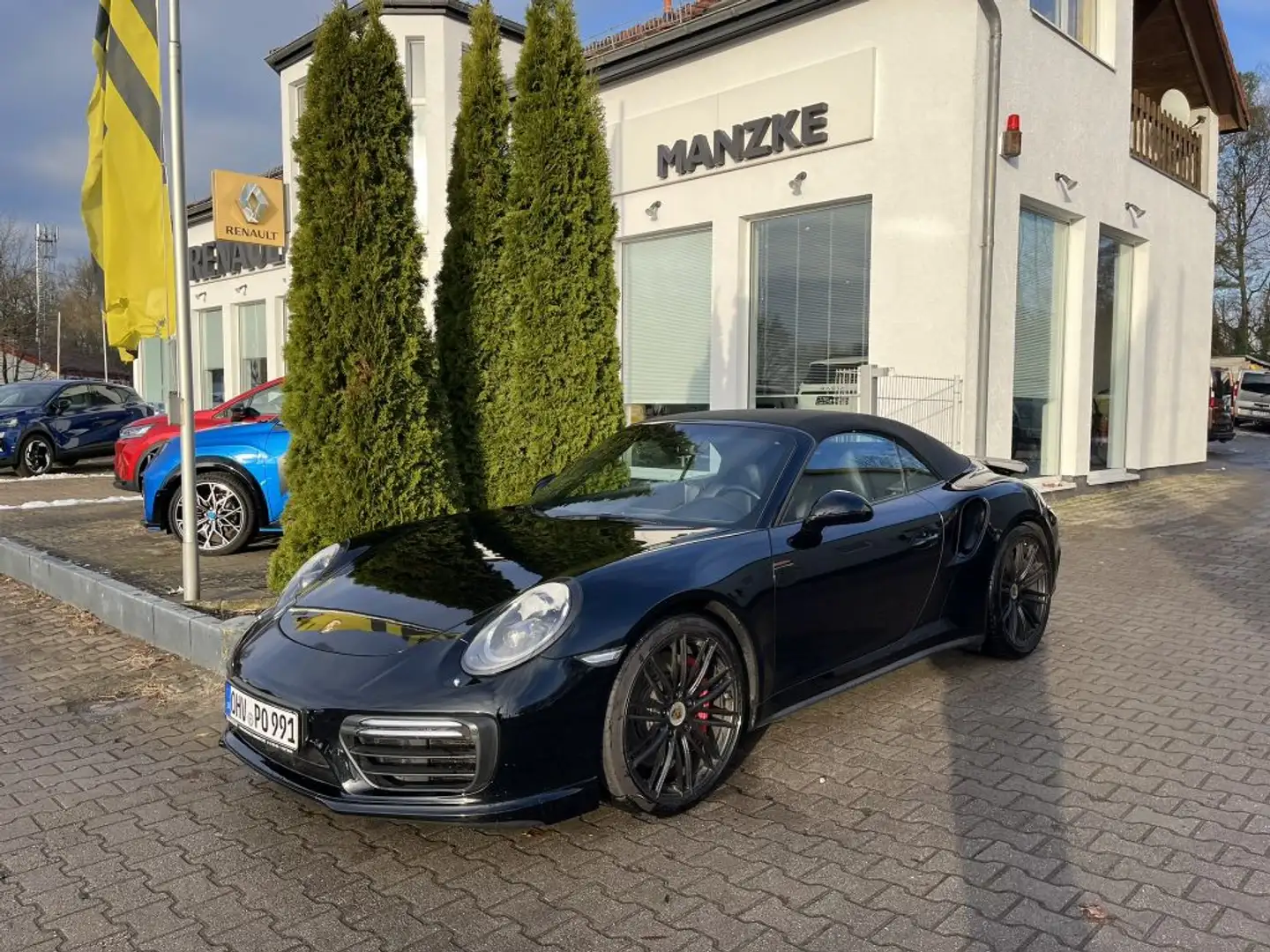Porsche 911 Turbo Cabriolet / 8-fach / LED / ACC Noir - 1