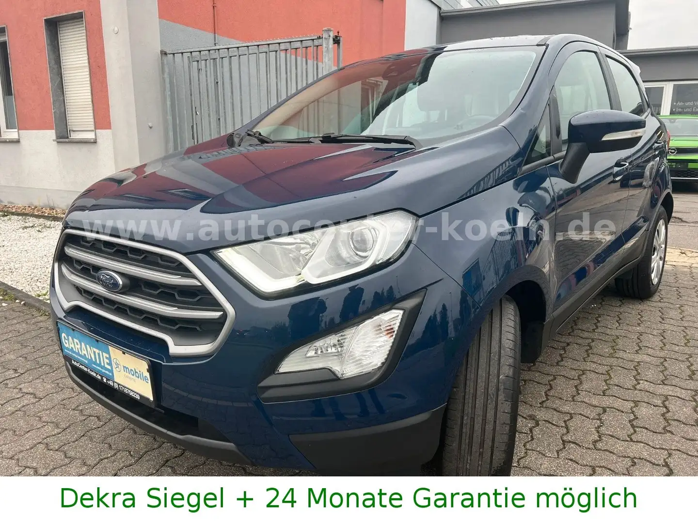 Ford EcoSport 74kW.AppLink.Klima.DAB.1-Hand Bleu - 1