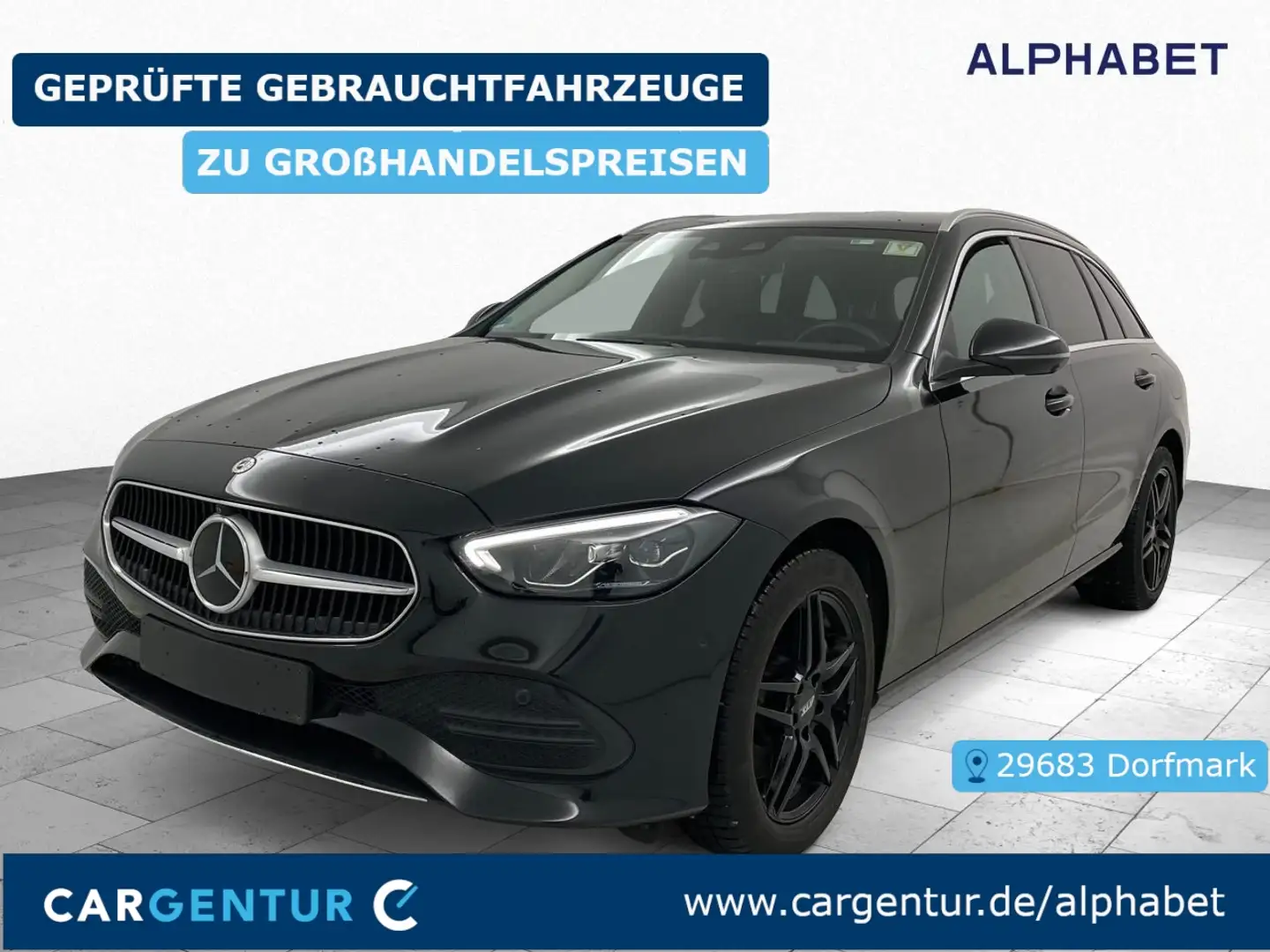 Mercedes-Benz C 300 e T Avantgarde 360° ACC BLIS El.Heckkl. Noir - 1