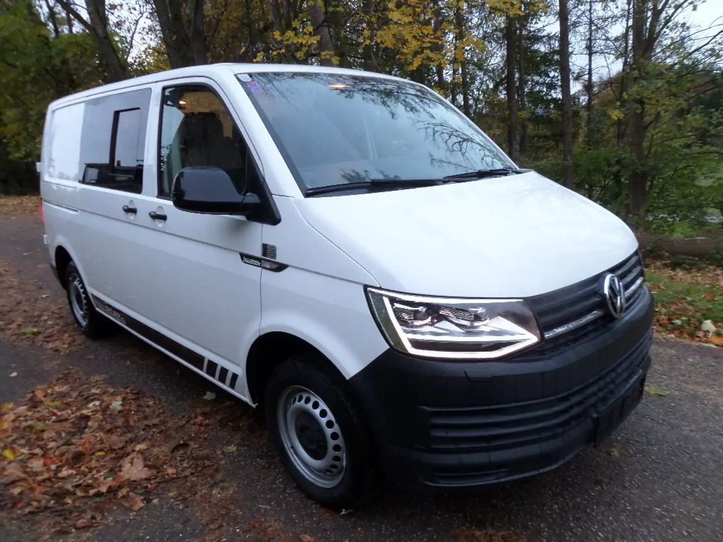 Volkswagen T6 Kombi Kombi Doka 6-Sitzer 2,0 TDI BMT Led-Scheinwerfer Weiß - 2
