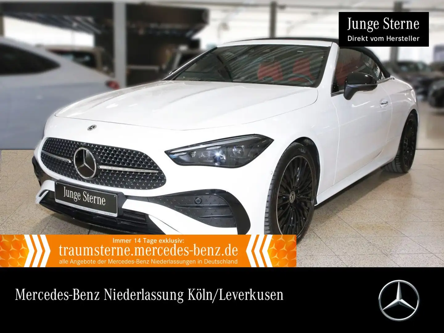 Mercedes-Benz CLE 450 4M AMG+NIGHT+360+AHK+KEYLESS+9G Weiß - 1