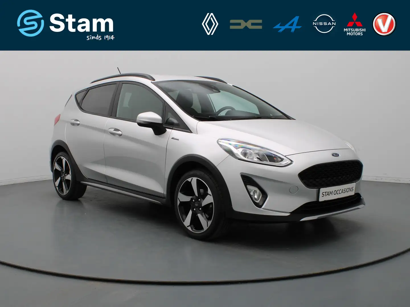 Ford Fiesta 95pk EcoBoost Active X Cruise | Carplay | Navi | P Gris - 1