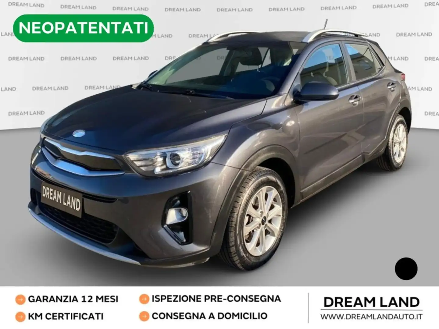Kia Stonic 1.0 T-GDi 120 CV Urban NEOPATENTATI Grigio - 1