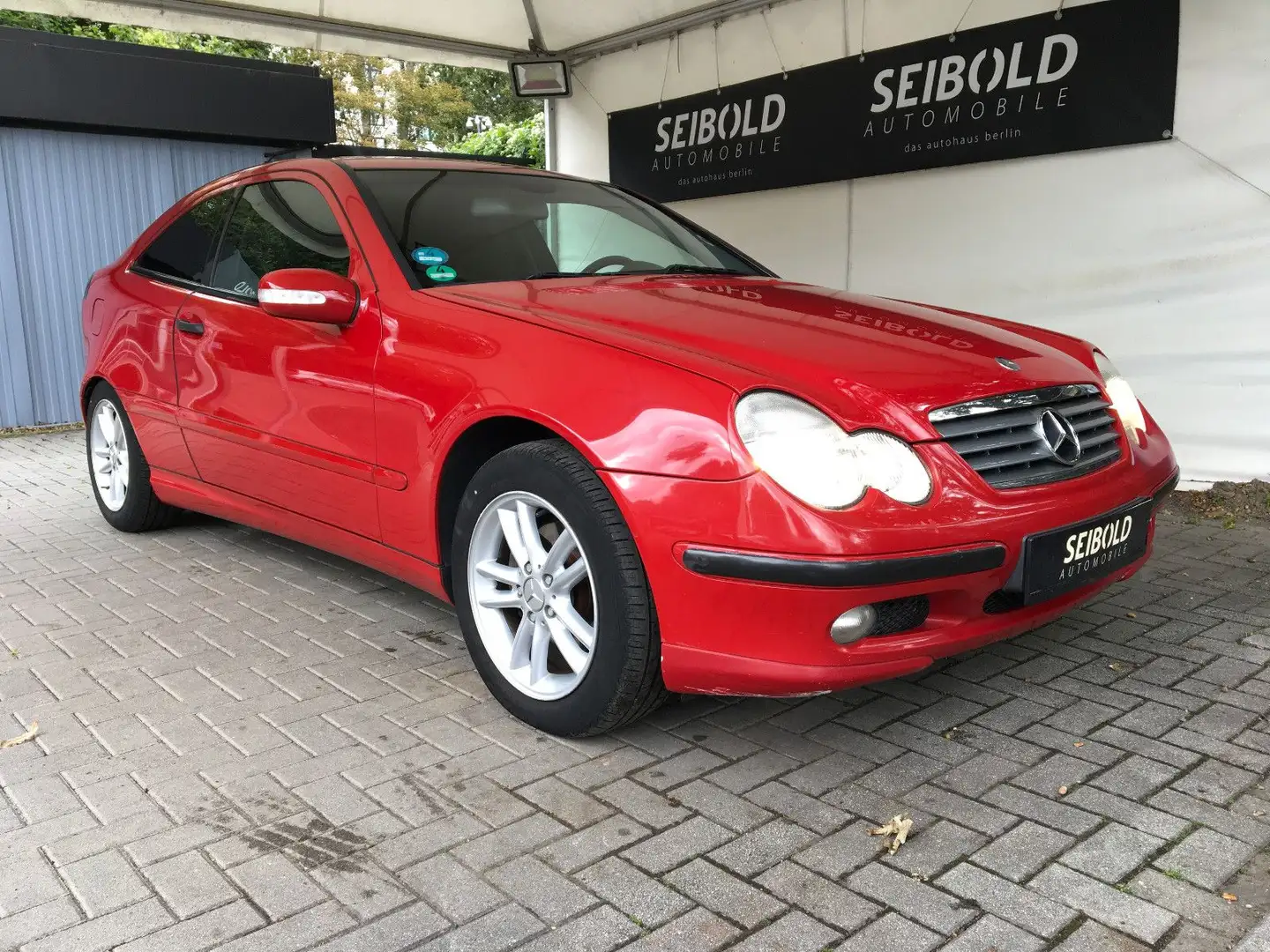 Mercedes-Benz C 220 Sportcoupe C 220 CDI Autom/Klimatr/Shz/Temp/AHK Rouge - 2