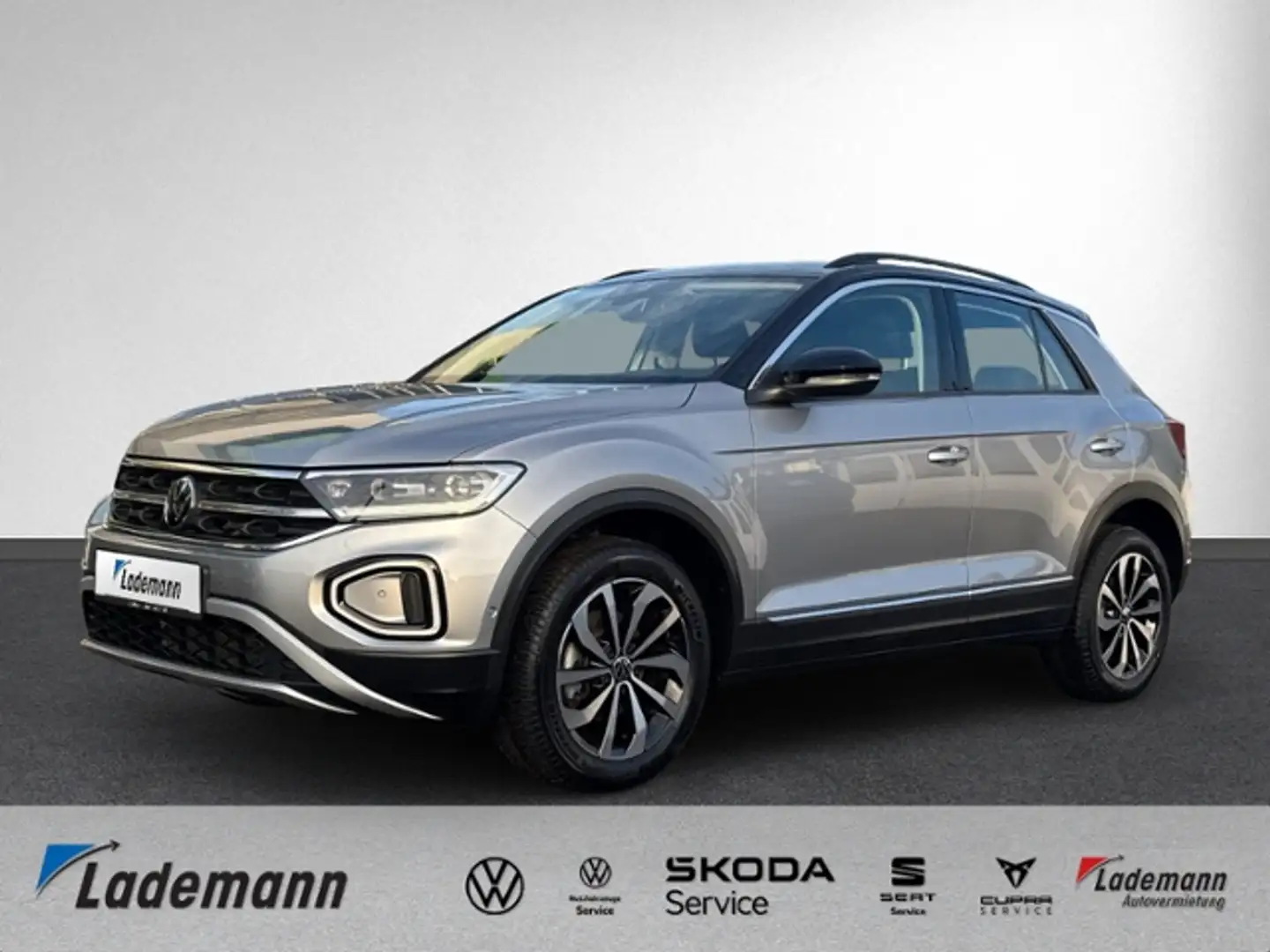 Volkswagen T-Roc 1.5 TSI DSG STYLE STANDHZ+LED+NAVI.+eHECK+ Silber - 1