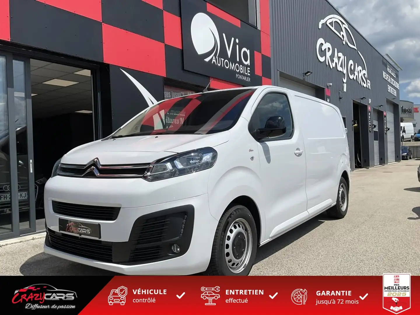 Citroen Jumpy M 1.5 HDi 120 Driver - CAM - TVA RECUPERABLE Blanc - 1